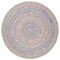 Safavieh 3 x 3 ft. Cape Cod Round Area Rug, Pink & Grey CAP221U-3R - alternate 1